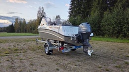 AMT 175 BRF alumiinivene 2022, 70hv Yamaha (takuuta j&auml;ljell&auml; 8.6.2027 saakka)