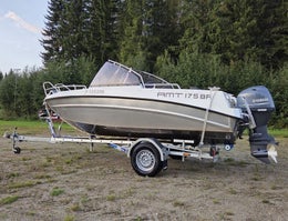 AMT 175 BRF alumiinivene 2022, 70hv Yamaha (takuuta j&auml;ljell&auml; 8.6.2027 saakka)