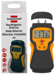 Kosteusmittari Brennenstuhl polttopuulle, rakennusmateriaalille yms